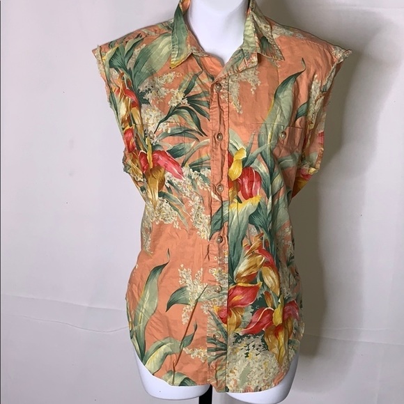 Ralph Lauren Tops - Ralph Lauren Polo floral button down shirt size- 8